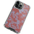 Airy Blue Floral iPhone 14 Pro Clear Case